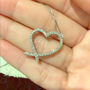 Heart diamond pendant ❤️